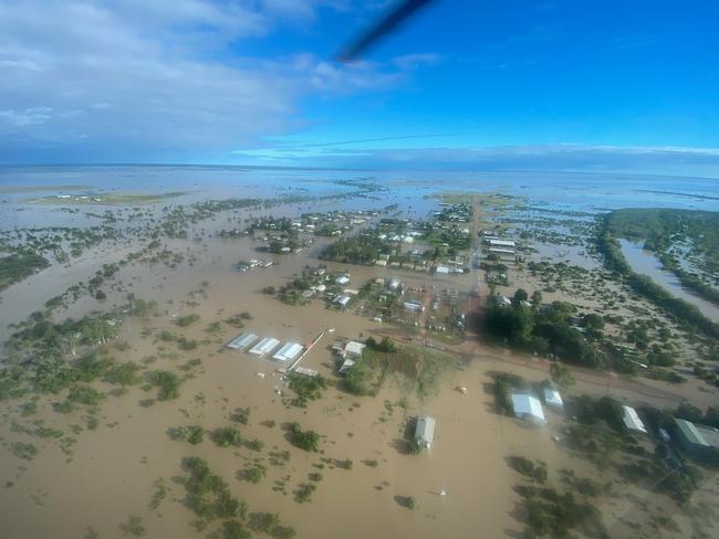 Queensland Police Service officers snapped this photo above Burketown.