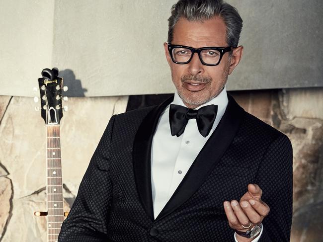 Jeff Goldblum on the cover of GQ's 2017 Men of the Year issue. Picture: Nino Munoz/GQ Australia