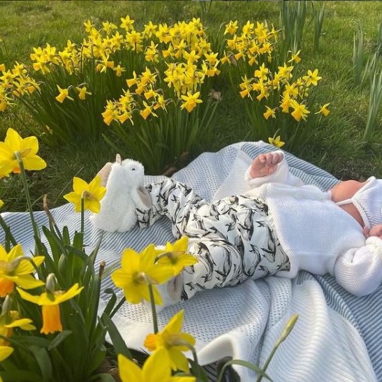 Eugenie's baby August. Picture: Instagram