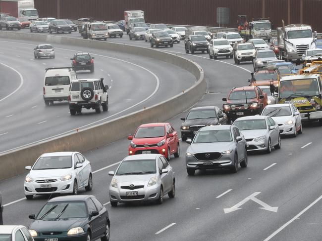 Southern Expressway traffic at a standstill