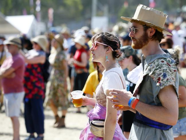 Falls Festival Day 3 at Marion Bay, New Years Eve. PICTURE: MATT THOMPSON