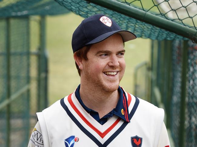 VSDCA: Box Hill v Malvern, bowler Tim Arbon played his 200th game. Picture: Steve Tanner