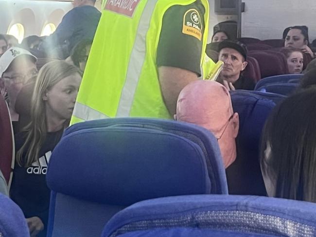 Fifty people were injured on board LATAM flight LA800. Picture: Brian Jokat