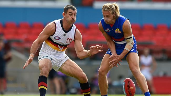 Crows forward Taylor Walker was quiet against the Bulldogs. Picture: Matt Roberts/AFL Photos/via Getty Images