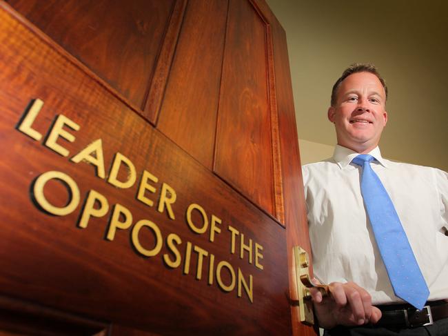 Leader of the Opposition, Liberal Leader Will Hodgman, in his offices at Parliament House in Hobart, Tasmania