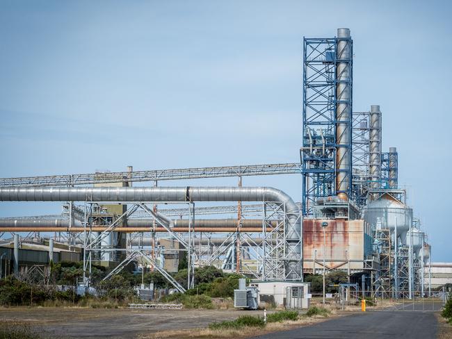 Portland's Alcoa aluminium smelter may be shutting down. Picture: Jake Nowakowski