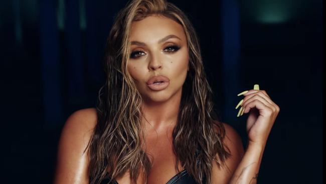 Jesy Nelson in the music video for Sweet Melody.