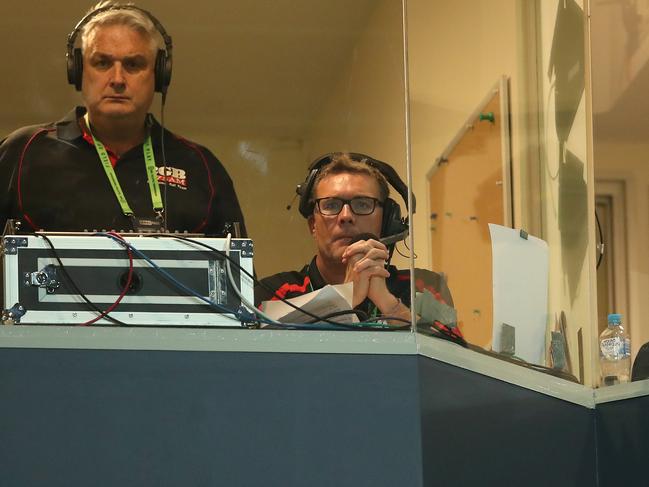 Chris Warren calling for 2GB. Picture. Phil Hillyard