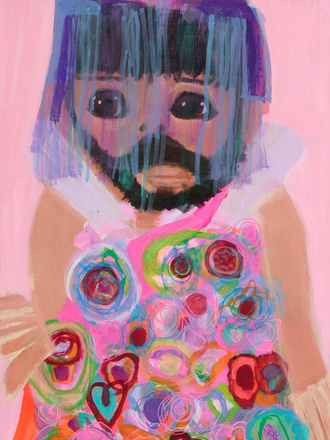 Catherine McGuiness ‘Shan is a little little little mermaid’ © the artist, image © Art Gallery of New South Wales, Jenni Carter Sitter: Shan Turner-Carroll