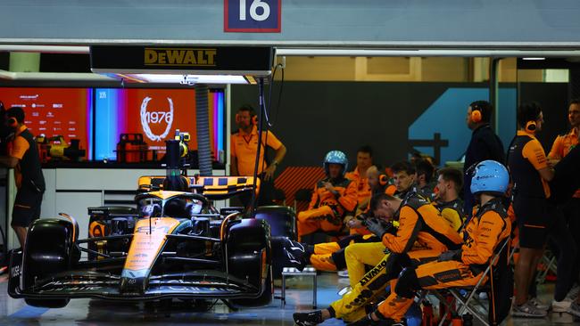 Oscar Piastri’s race was cut short owing to mechanical issues, with the Australian having to retire early. (Photo by Mark Thompson/Getty Images)