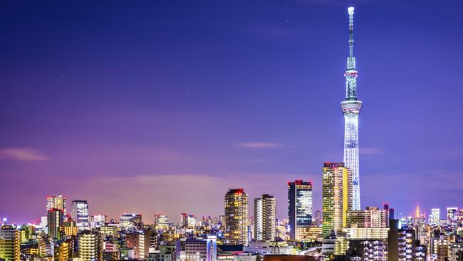 Japan’s cityscape with the Skytree. Picture: iStock