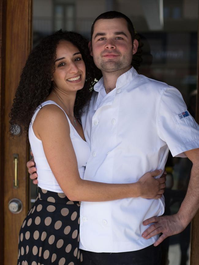 Moxhe co-owners Helen Diab and David Coumont.