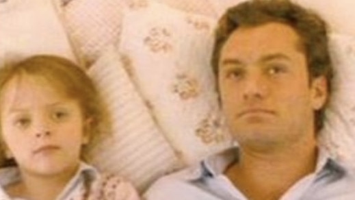 The Holiday‘s Miffy Englefield and Jude Law. Picture: Supplied