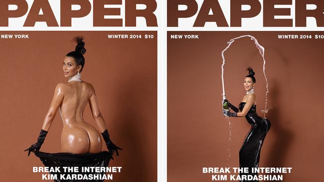 Kim Kardashian has a lot to answer for. Picture: Paper magazine