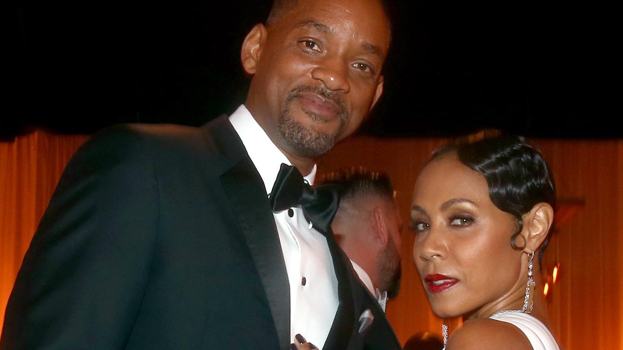 Will Smith and wife Jada Pinkett Smith. The actor is lifting the lid on his upbringing in his new book. Picture: Getty