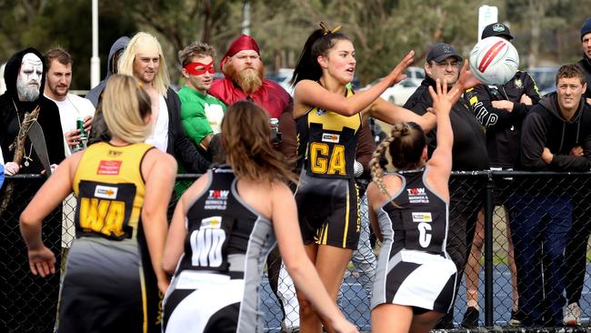 Netballers have been canvassed as to the possibility of a summer season. Picture: Stuart Milligan