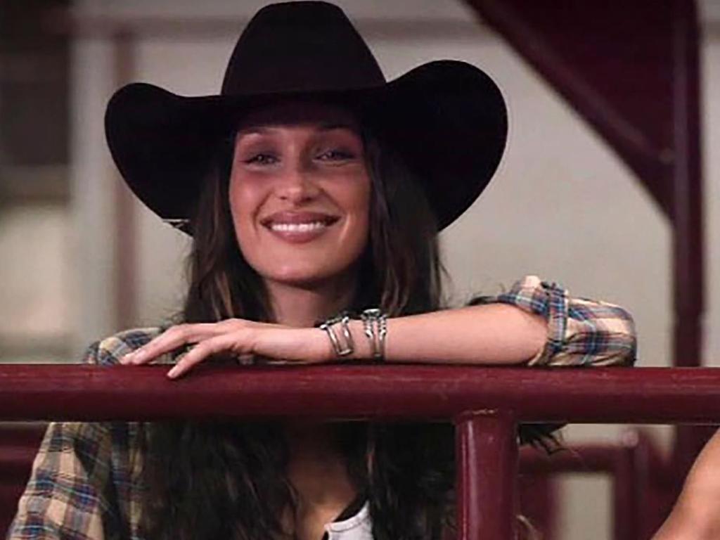 Currently dating a real life cowboy, Bella Hadid mad a surprise appearance in the latest season of Yellowstone.