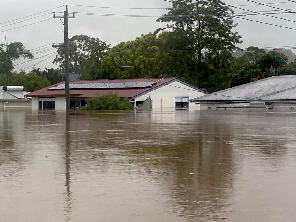 The Wilsons River recording a height of 14.3m, with the Lismore CBD and surrounding area the hardest hit.