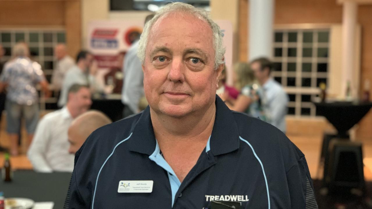 Jeff Sturdy from Treadwell Tyres attended the Mackay Region Chamber of Commerce Dawson candidates forum on April 27 at the Windmill Motel. Picture: Duncan Evans