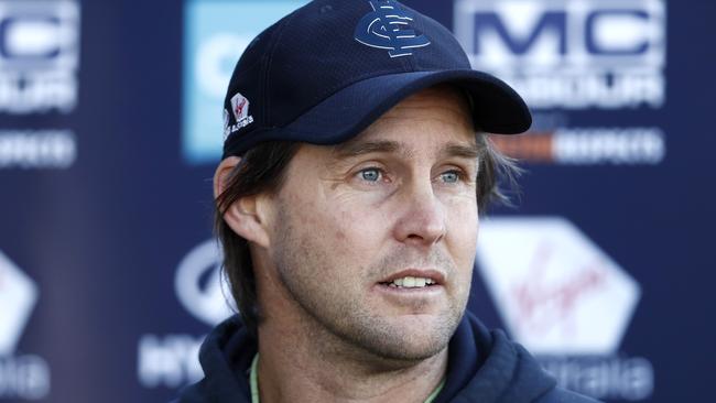 Carlton coach David Teague. Picture: Getty Images