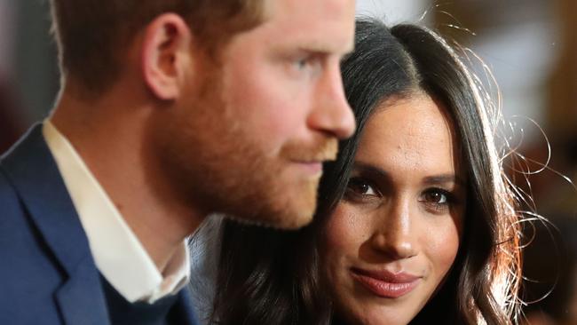 EDINBURGH, SCOTLAND - FEBRUARY 13:  Prince Harry and Meghan Markle attend a reception for young people at the Palace of Holyroodhouse on February 13, 2018 in Edinburgh, Scotland.  (Photo by Andrew Milligan - WPA Pool/Getty Images)