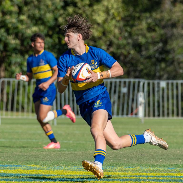 Adam Davis for TGS. 2024 OCallaghan Cup at Downlands College.Photo by Nev Madsen