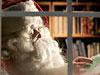 Santas reads a child's letter/Santa