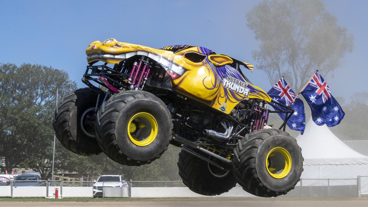 Outback Thunda, Monster trucks will be at the Toowoomba Showground on Saturday. Picture: Nev Madsen.