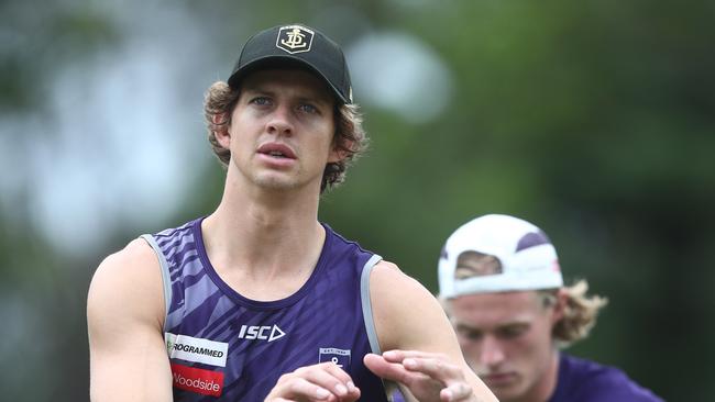 Nathan Fyfe will miss Saturday’s western derby due to concussion. Picture: Chris Hyde/Getty Images. 