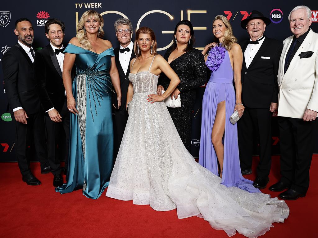 The cast of Better Homes and Gardens at this year’s Logies. Picture: Sam Tabone/Getty Images