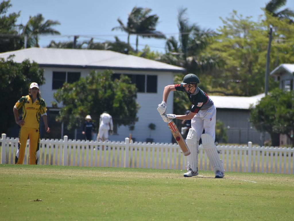 Joel McFarlane for Walkerston U17s cricket, October 25, 2021. Picture: Matthew Forrest