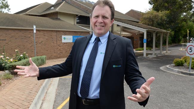 Life Care CEO Allen Candy at the Joslin aged care centre the company wants to redevelop. Picture: Campbell Brodie