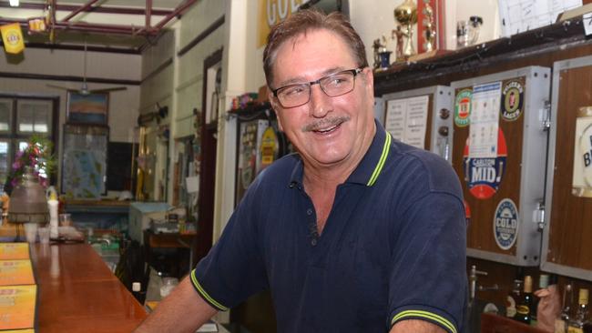 Anning’s brother Harry at his Babinda State Hotel. Picture: John Andersen