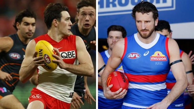 The Swans and Bulldogs hoped for different fixtures in week 1. Photos: Phil Hillyard/Getty Images