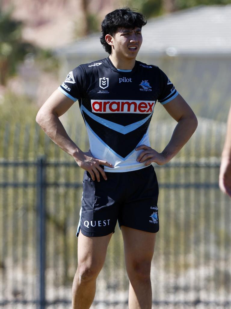 Marcus D’Acre at Sharks training. Picture: Jonathan Ng