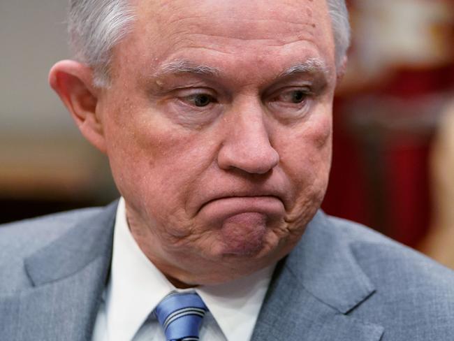 US Attorney-General Jeff Sessions has copped a lot of flack from Donald Trump. Picture: AFP/Mandel Ngan