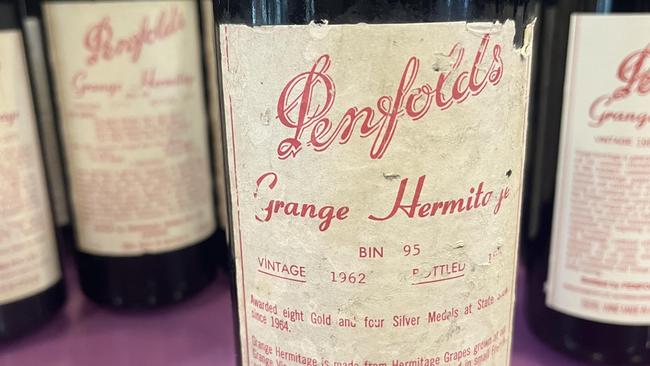 Penfolds Grange from Mr Cadby’s collection.