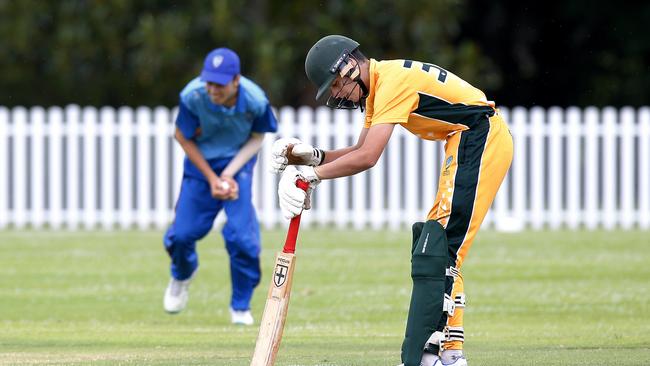 Taylor Gilbert put in a crucial knock for North Coastal. Picture: John Appleyard