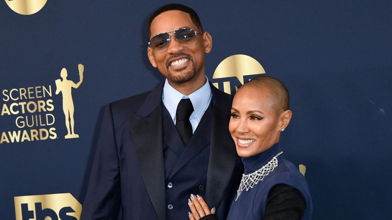 Will and Jada have batted away frequent jibes about their relationship during this awards season. Picture: AFP