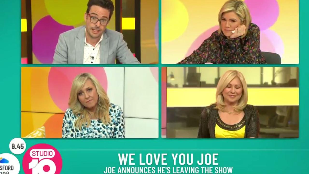 Joe Hildebrand has announced he’s leaving Studio 10.