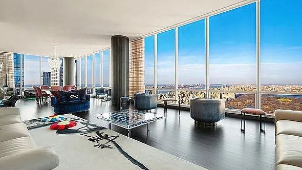 David Collard's apartment overlooking Central Park: Picture: Supplied