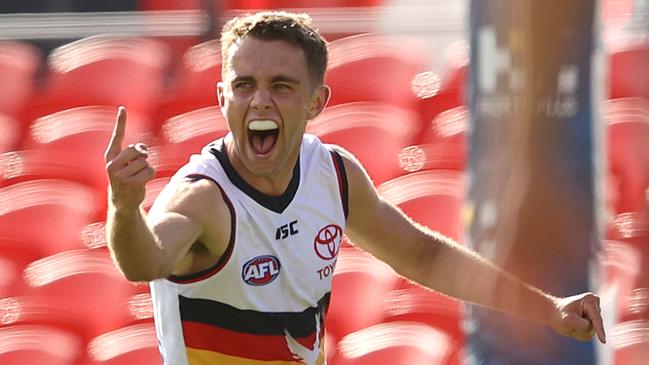 Lachlan Sholl has given the Crows plenty to be excited about. Picture: Getty