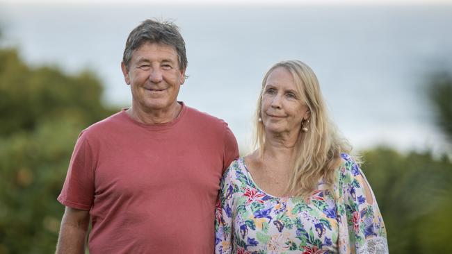 Debbie Hall and Murray Nolan. Picture: Liam Mendes/The Australian