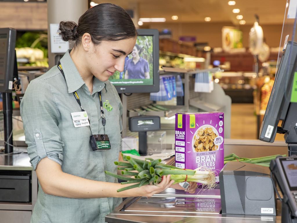 The new Woolworths Staff Camera at Woolworths’ Rosehill Store. Photograph: Dallas Kilponen