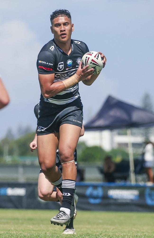 Taylan To'a of Tweed Seagulls – he is a Marsden SHS forward leader. Picture: Glenn Campbell