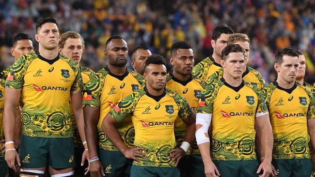 The Wallabies are one-from-one in the jersey. Picture: AAP