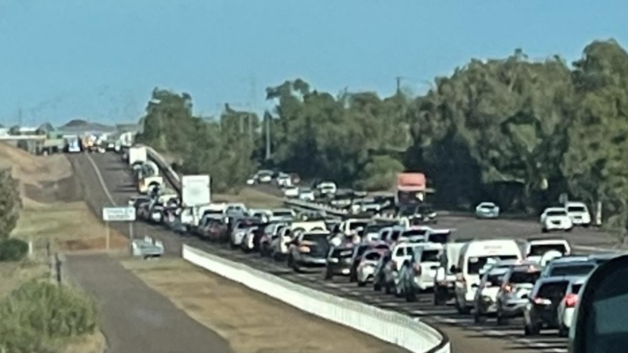 Backed up: Crash brings main Darwin route to standstill