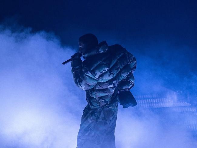 Drake in concert in Perth. Picture: Instagram