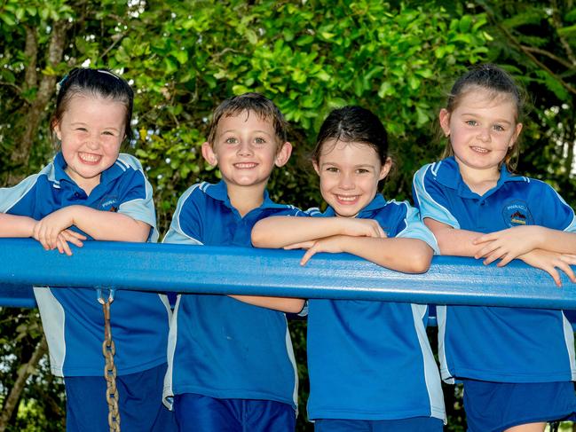 Pinnacle State School Issy, Chase, Phoebe, Sadie Picture: Michaela Harlow