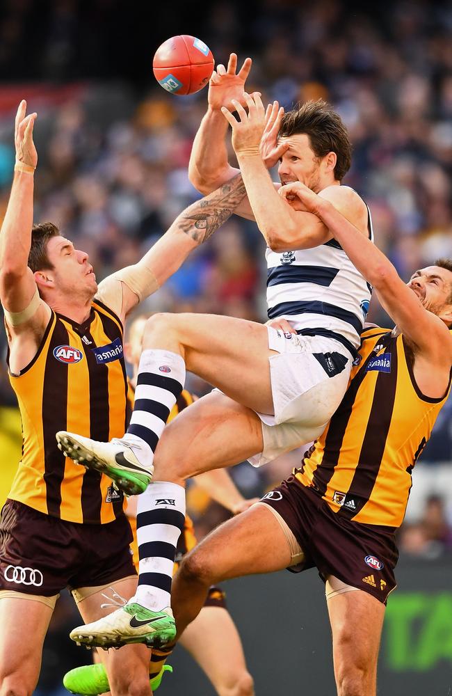 Patrick Dangerfield turned into Gary Ablett Sr for an afternoon. Picture: Quinn Rooney/Getty Images